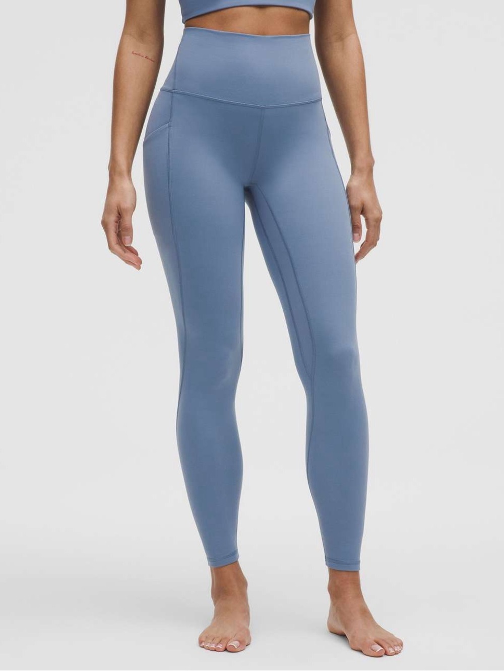 NWT Lululemon Align HR Pant w/Pockets 28” Size 4 Washed Denim - Picture 2 of 10